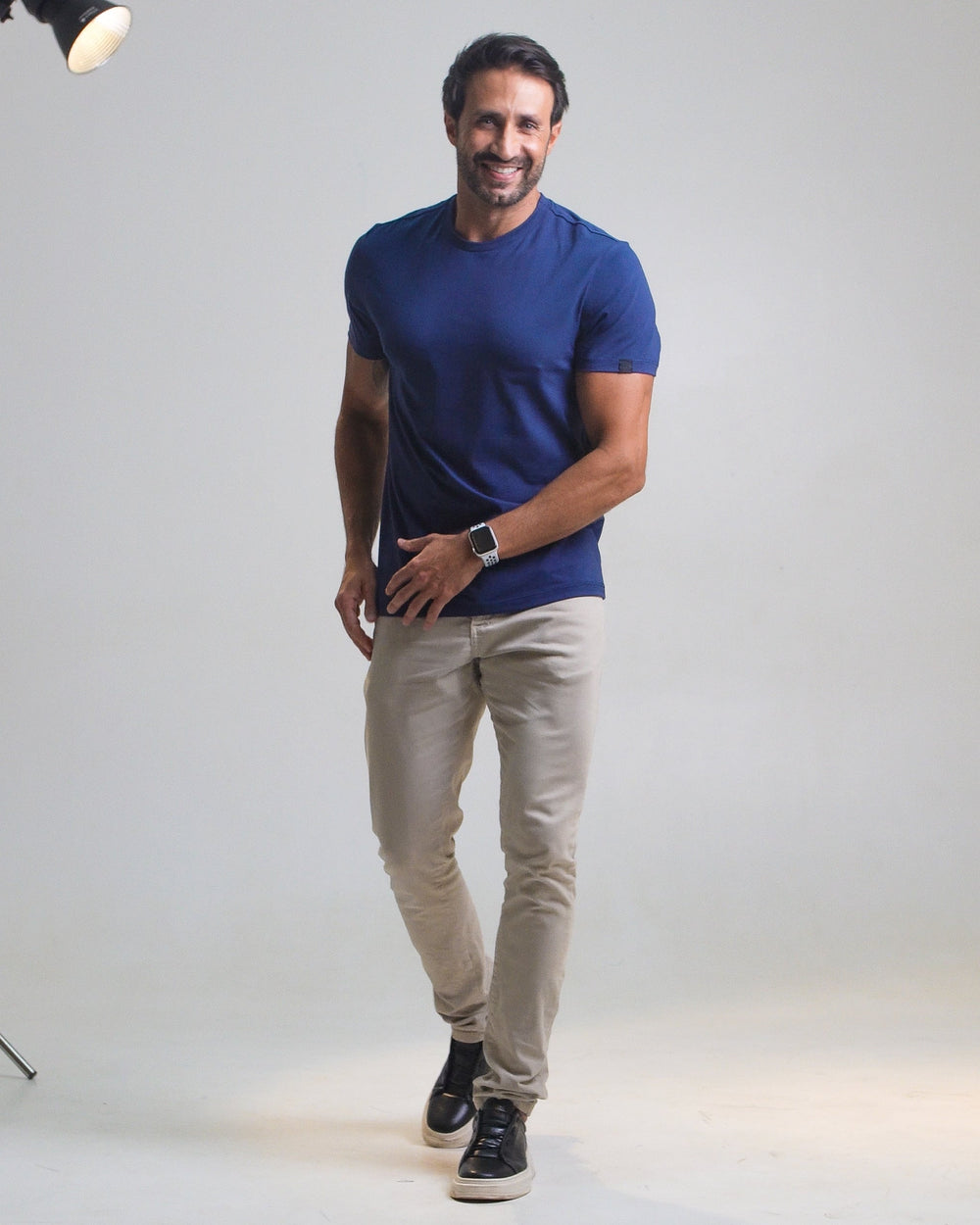Camiseta Azul-Marinho