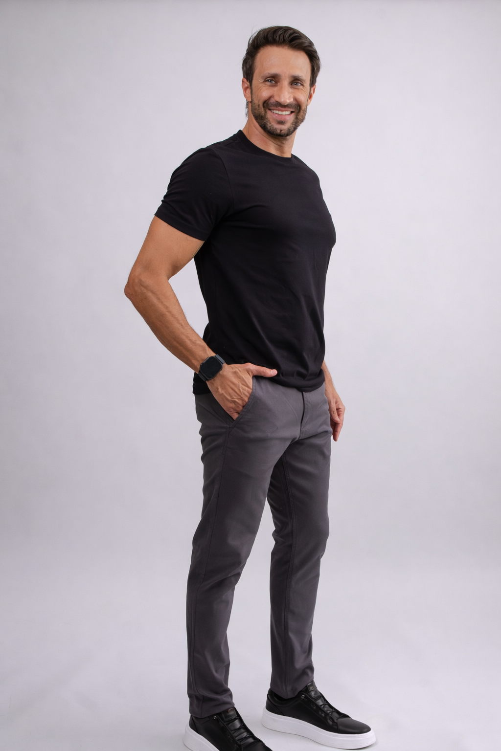 Calça Alfaiataria Sarja Slim