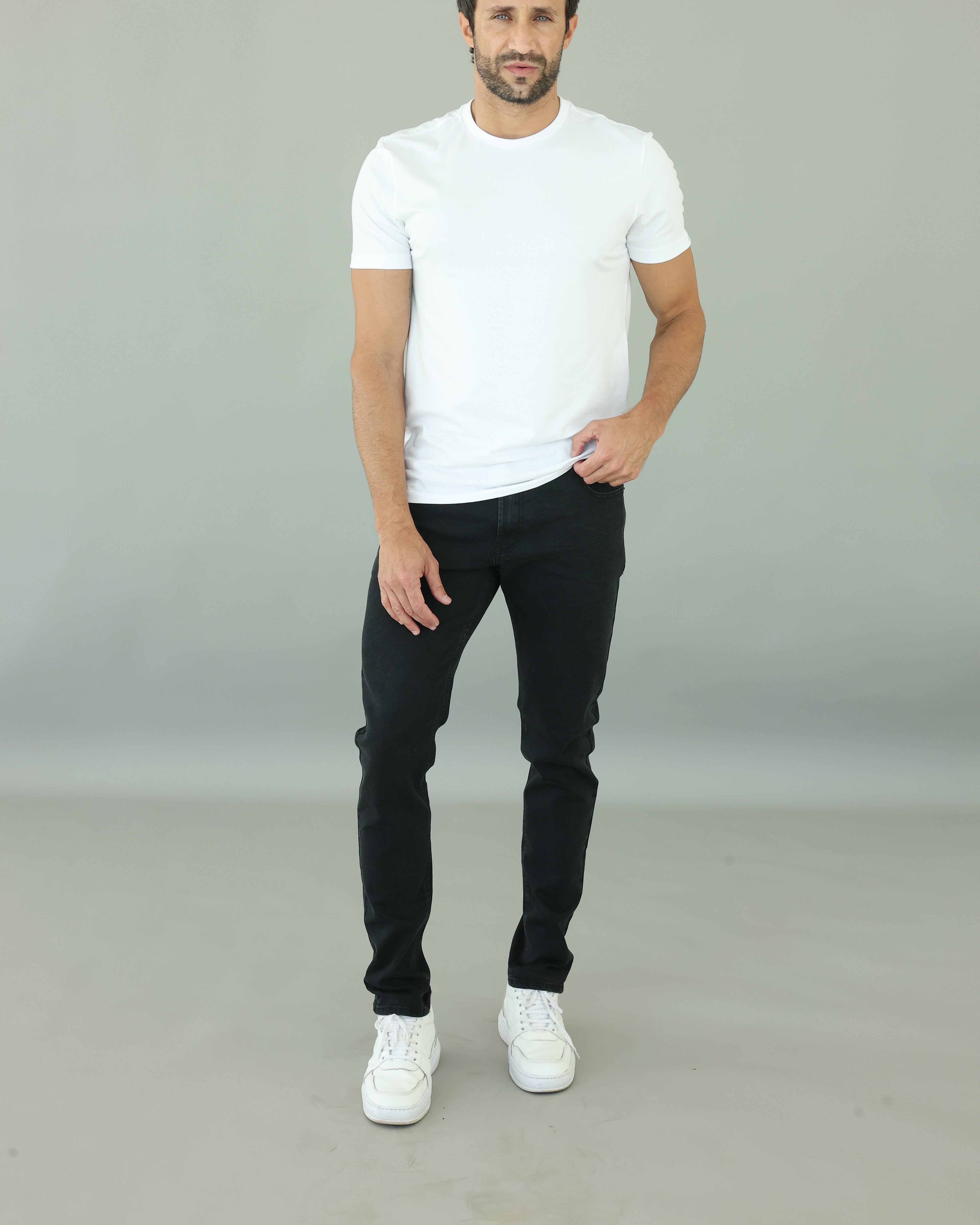 Calça Jeans Black Slim/Cor:Preta